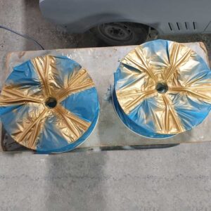 Wheels Gold Spray